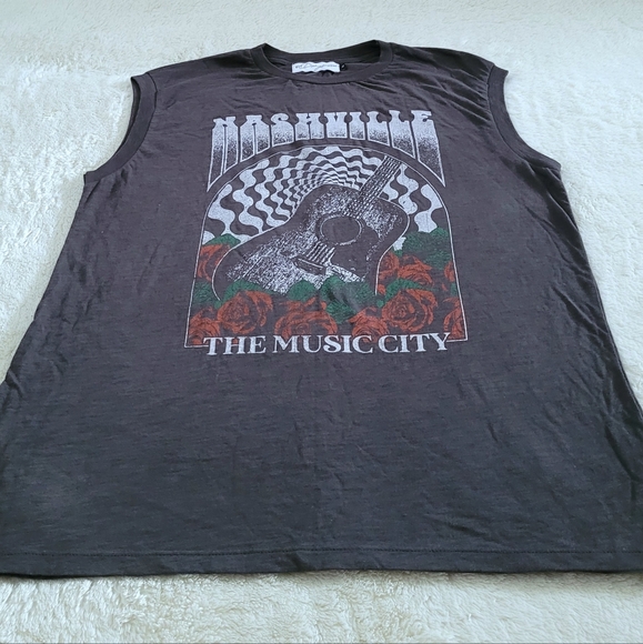 girl👩 Dangerous💥 "Nashville The Music🎶 City" Muscle💪Tee👕 - NWOT - Picture 12 of 13